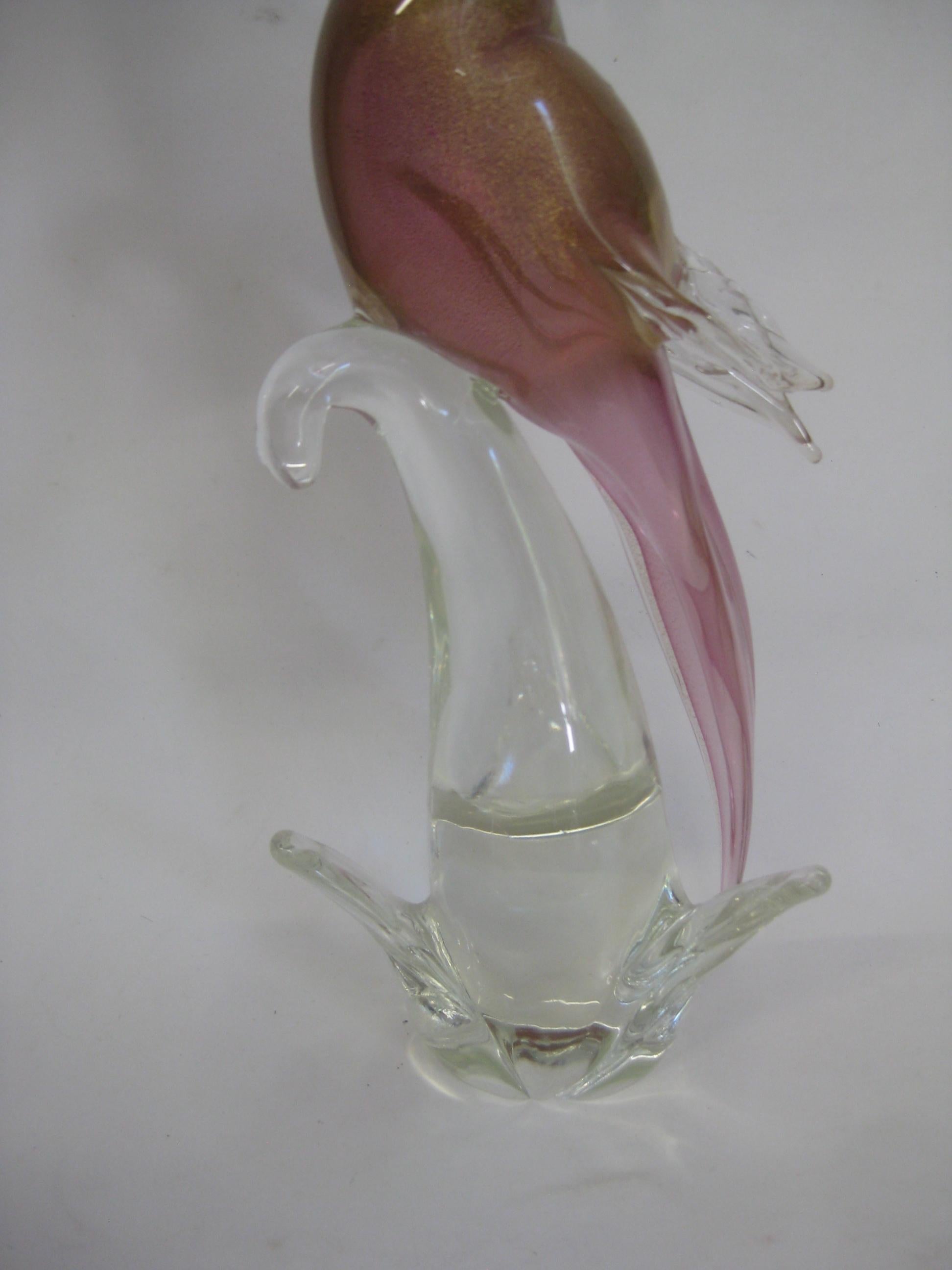 murano glass cockatoo