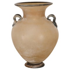  Murano "Scavo"  Glass Vase, 1980s by Kreiss