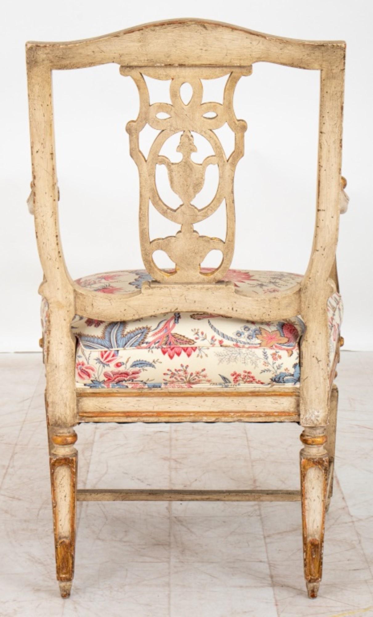 20th Century Venetian Neoclassical Style Armchair For Sale