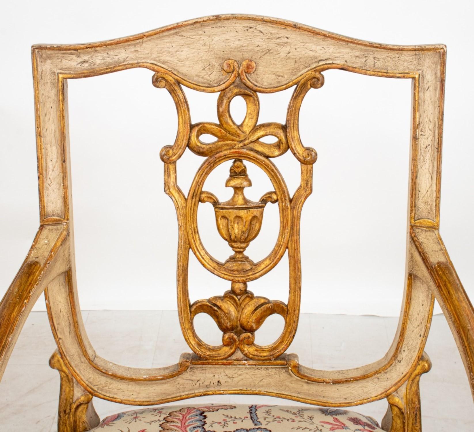 Venetian Neoclassical Style Armchair For Sale 2