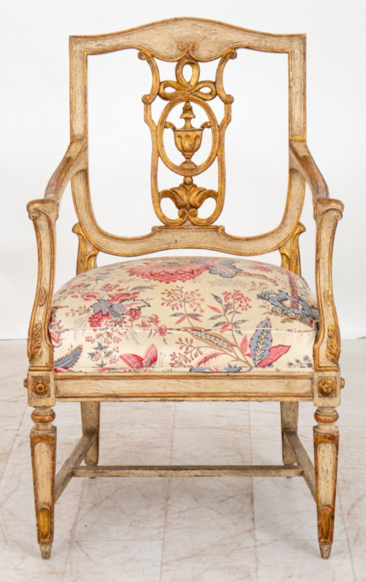 Venetian Neoclassical Style Armchair For Sale 3