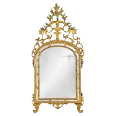 Venetian Painted and Giltwood Mirror - Circa 1760