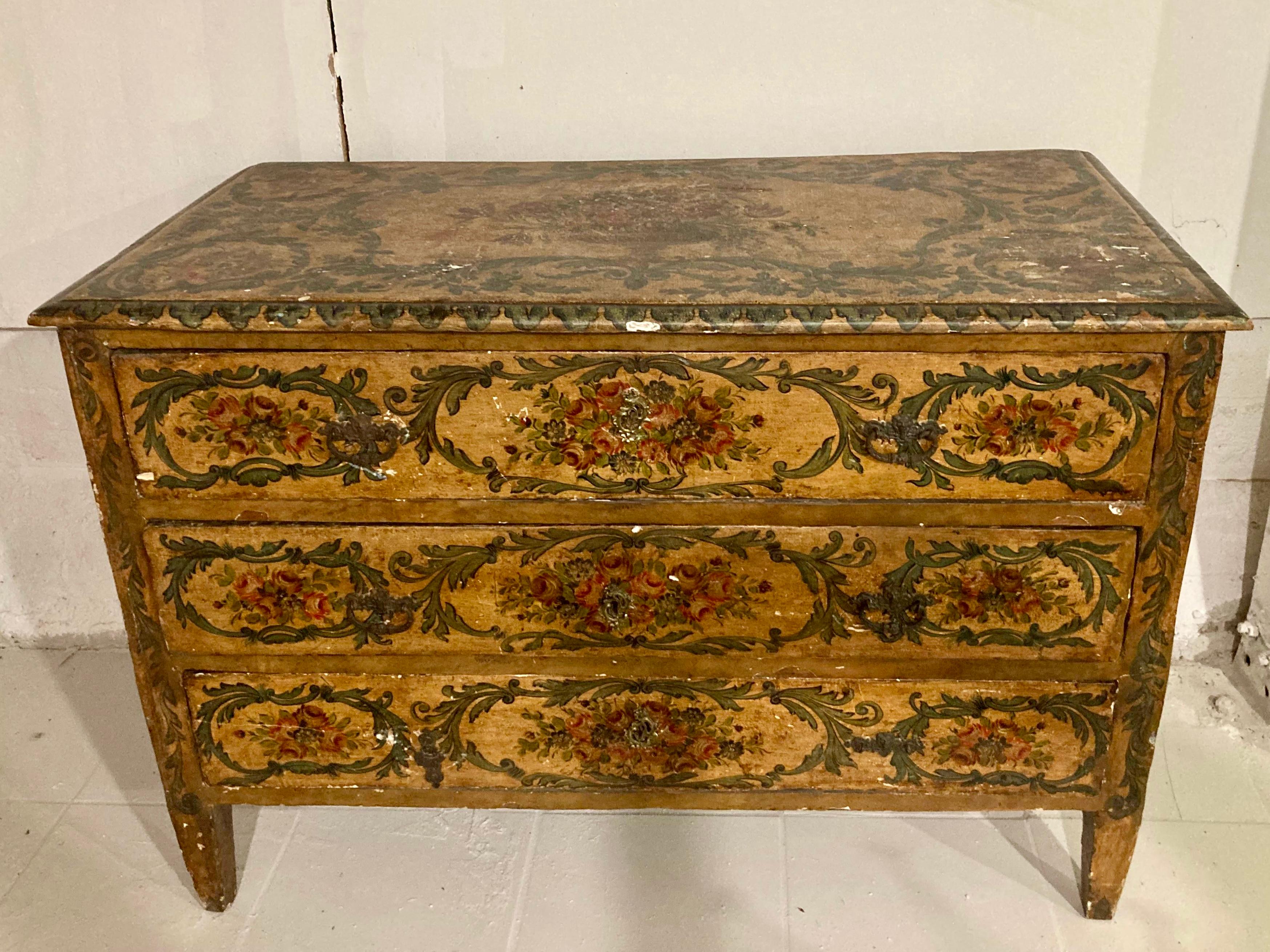 Other Venetian Painted Commode For Sale