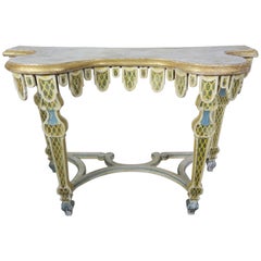 Venetian Painted Console, circa 1940s