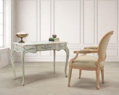 Venetian Painted Country Italian Provincial Writing Table Desk