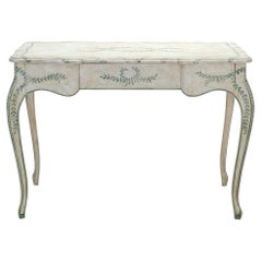Venetian Painted Country Italian Provincial Writing Table Desk