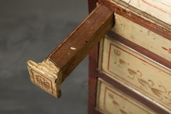 Venetian Painted Secretary Bureau Bookcase’s
