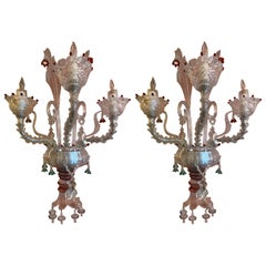 Antique Venetian Pair of Sconces