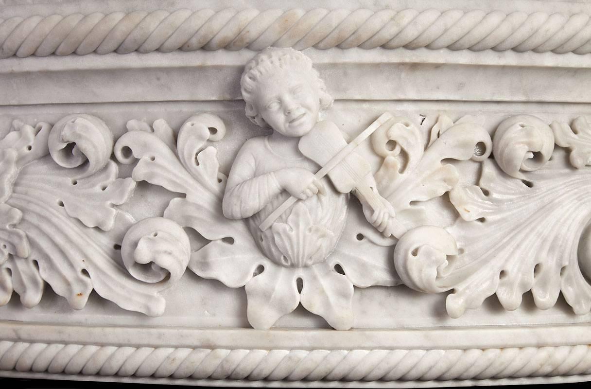 Marmorkaminsims im venezianischen Renaissance-Stil im Zustand „Gut“ im Angebot in Tyrone, Northern Ireland