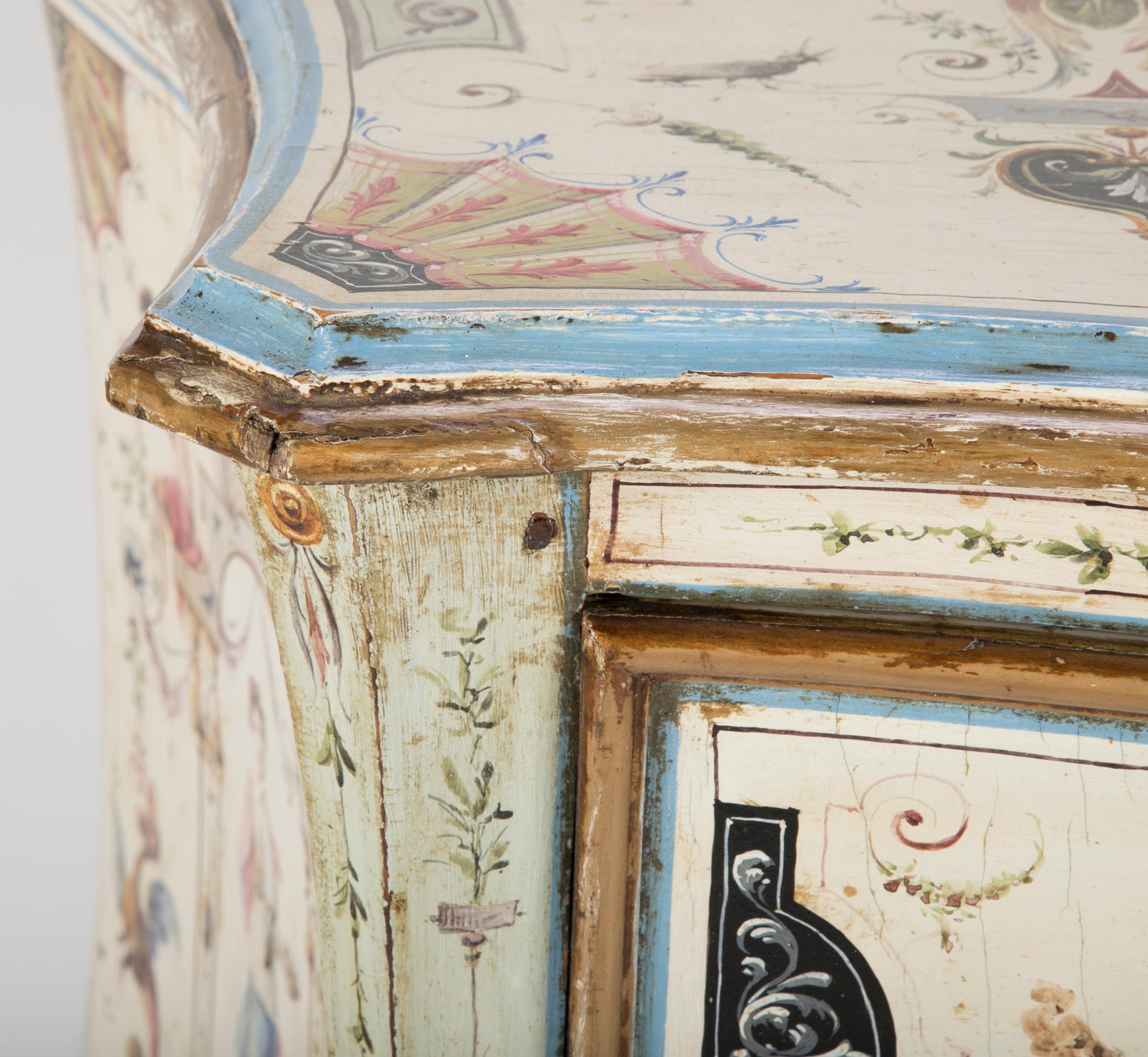 Venetian Rococo Hand Painted Chest of Drawers 3