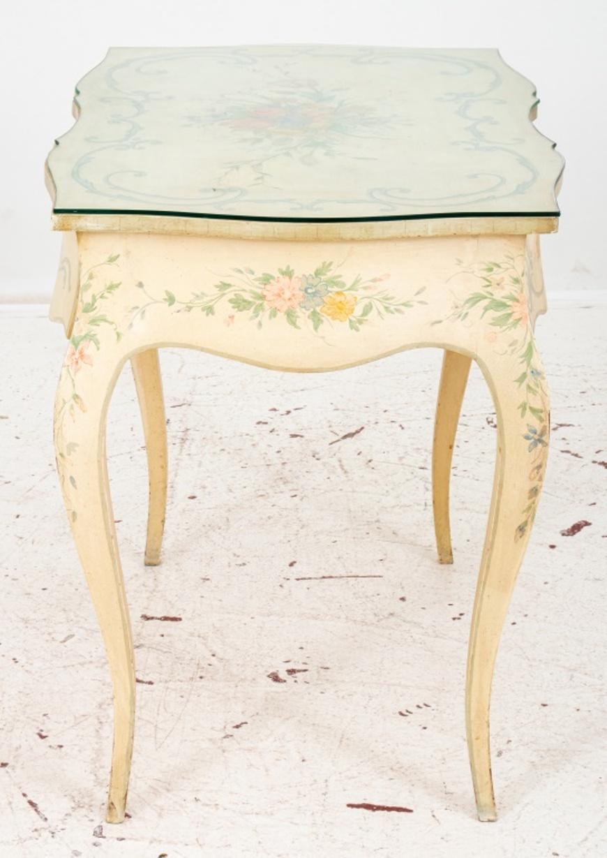Venetian Rococo Revival Lacquered Ladies Desk 2