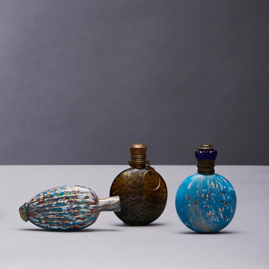 Italian Venetian Scent Bottles, Late 19th Century Attributed to Artistica Barovier For Sale