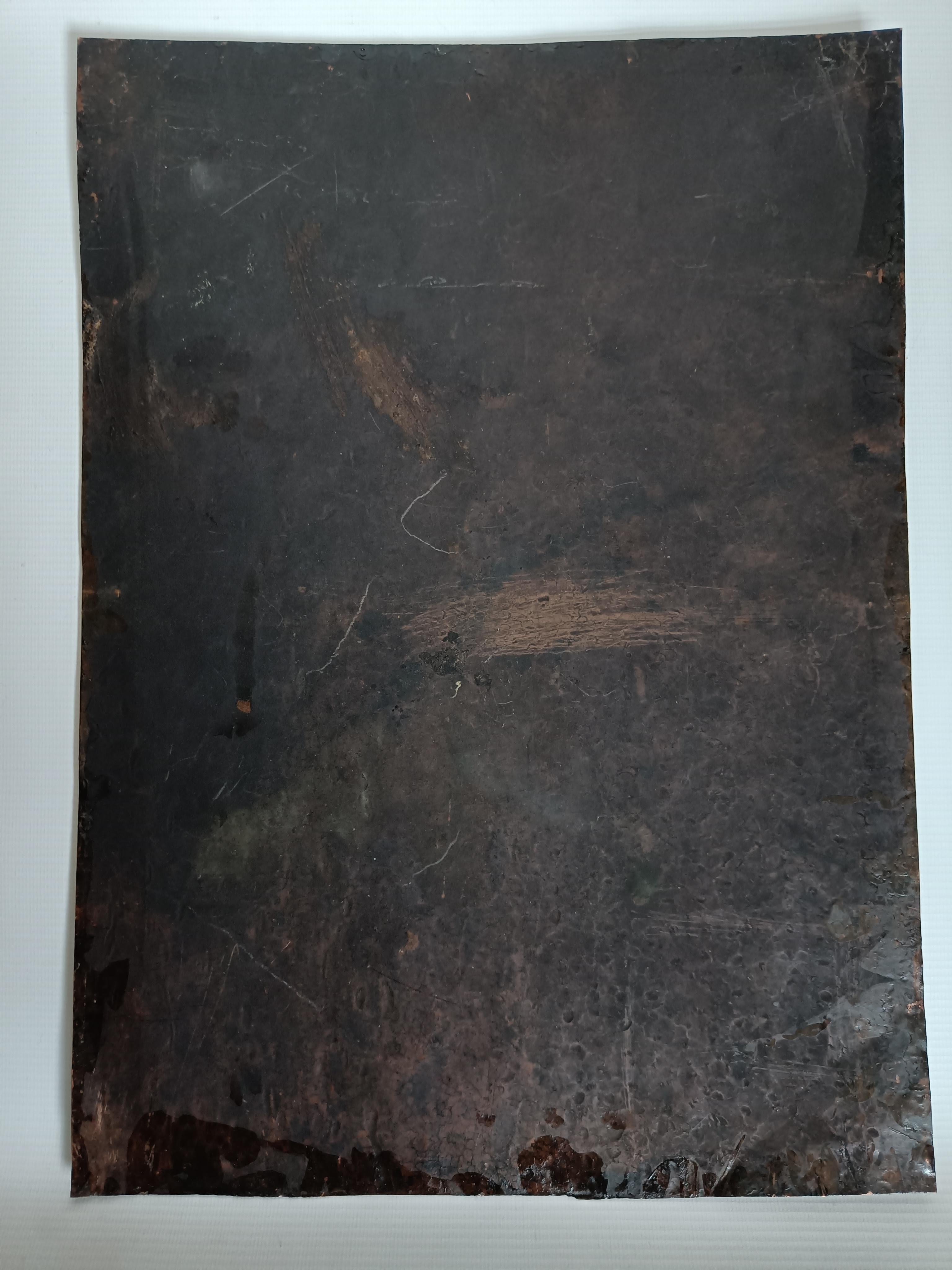 Escuela veneciana Pintura Escena bíblica óleo sobre cobre anónimo S. XVI en Bueno estado para la venta en London, GB