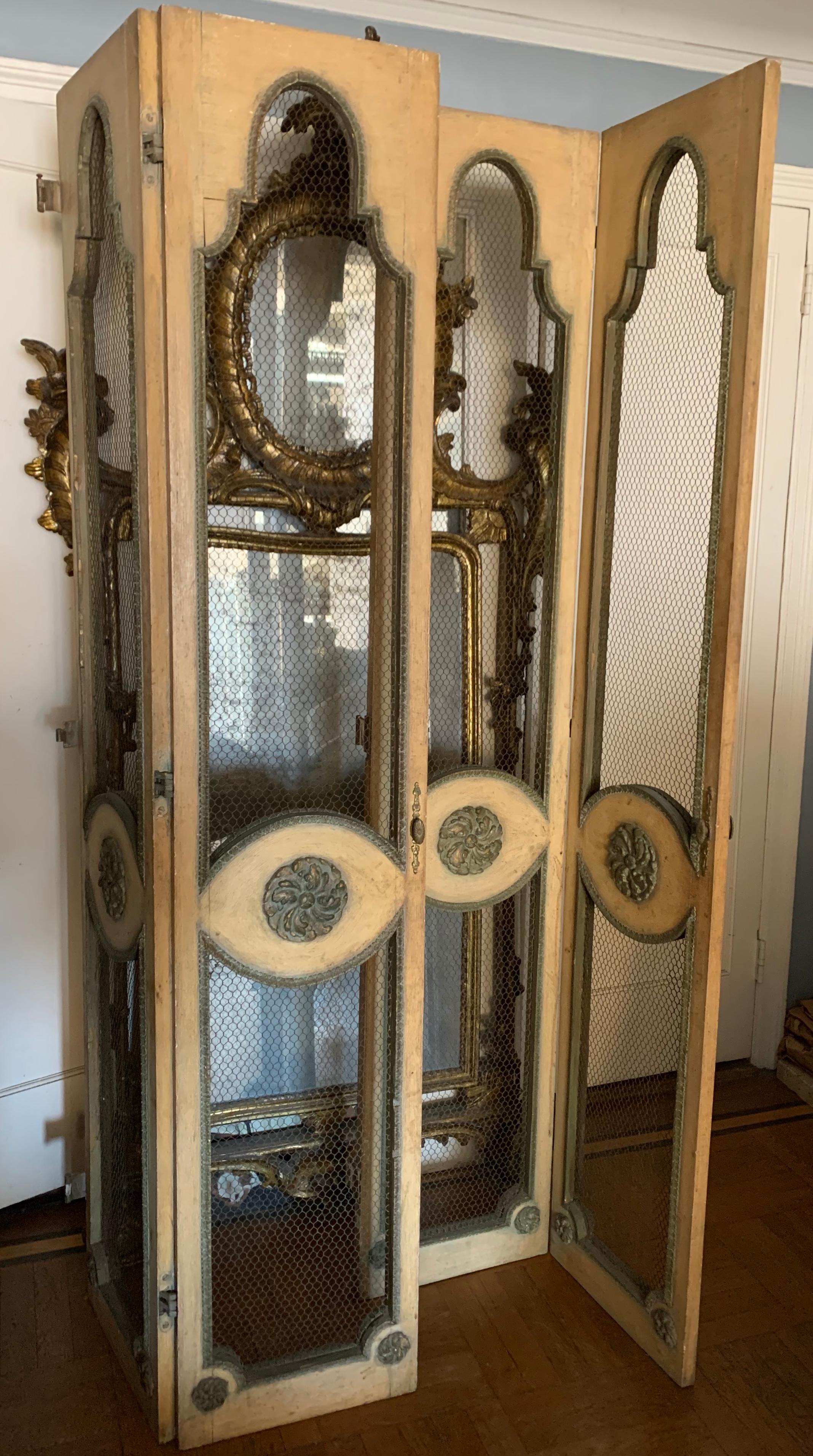 Venetian Screen Room Divider In Good Condition In New York, NY