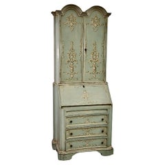 Antique Venetian Secretary Bookcase