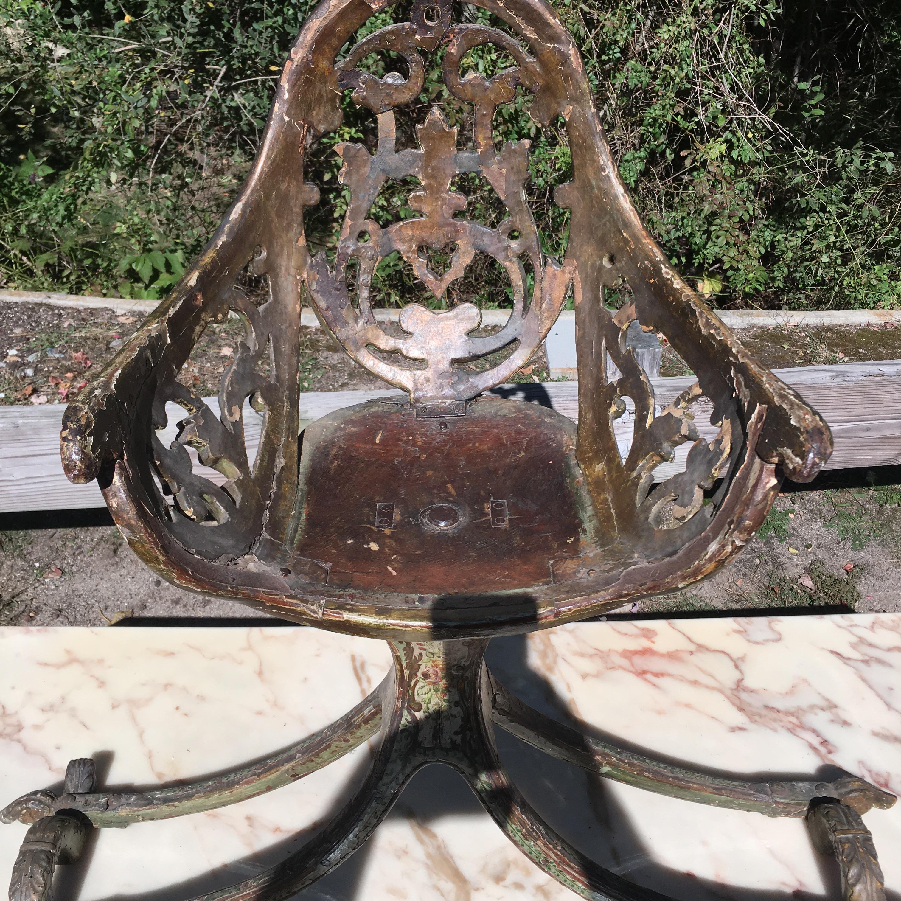 Venetian Sediolo Per Calesse, 18th Century 1