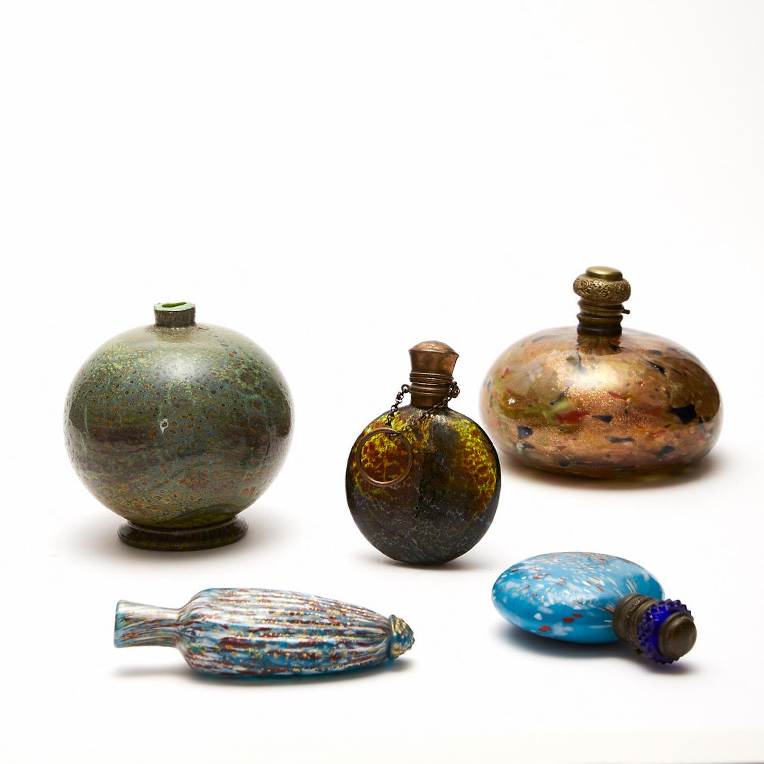 Venetian Sent Bottles, Late 19th Century Attributed to Artistica Barovier 7