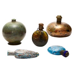 Antique Venetian Sent Bottles, Late 19th Century Attributed to Artistica Barovier
