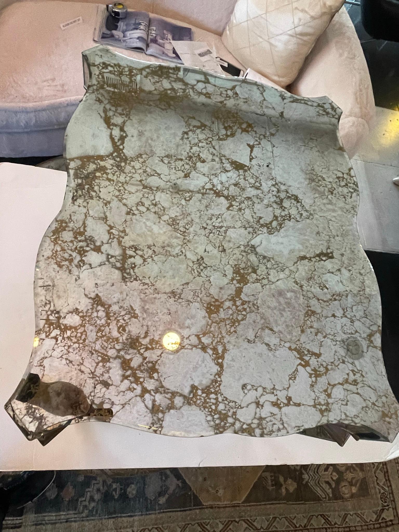 Mirror Venetian Side Table For Sale