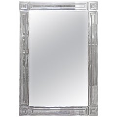 Venetian Smoked Glass Framed Mirror