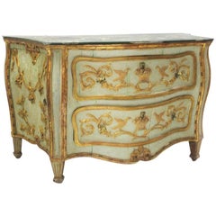 Venetian-Style Chest of Drawers, Probably Southern Germany, 18th Century