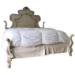 Venetian Style King Size Painted Bed