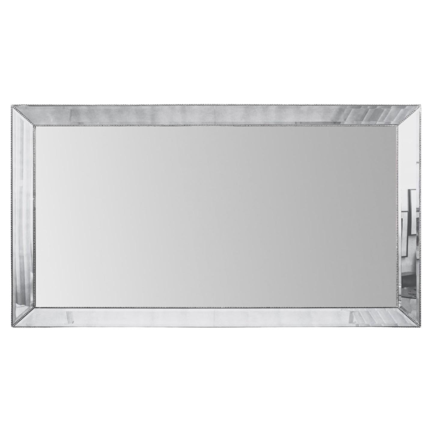 Venetian Style Mercury Glass & Silver Gilt Mirror