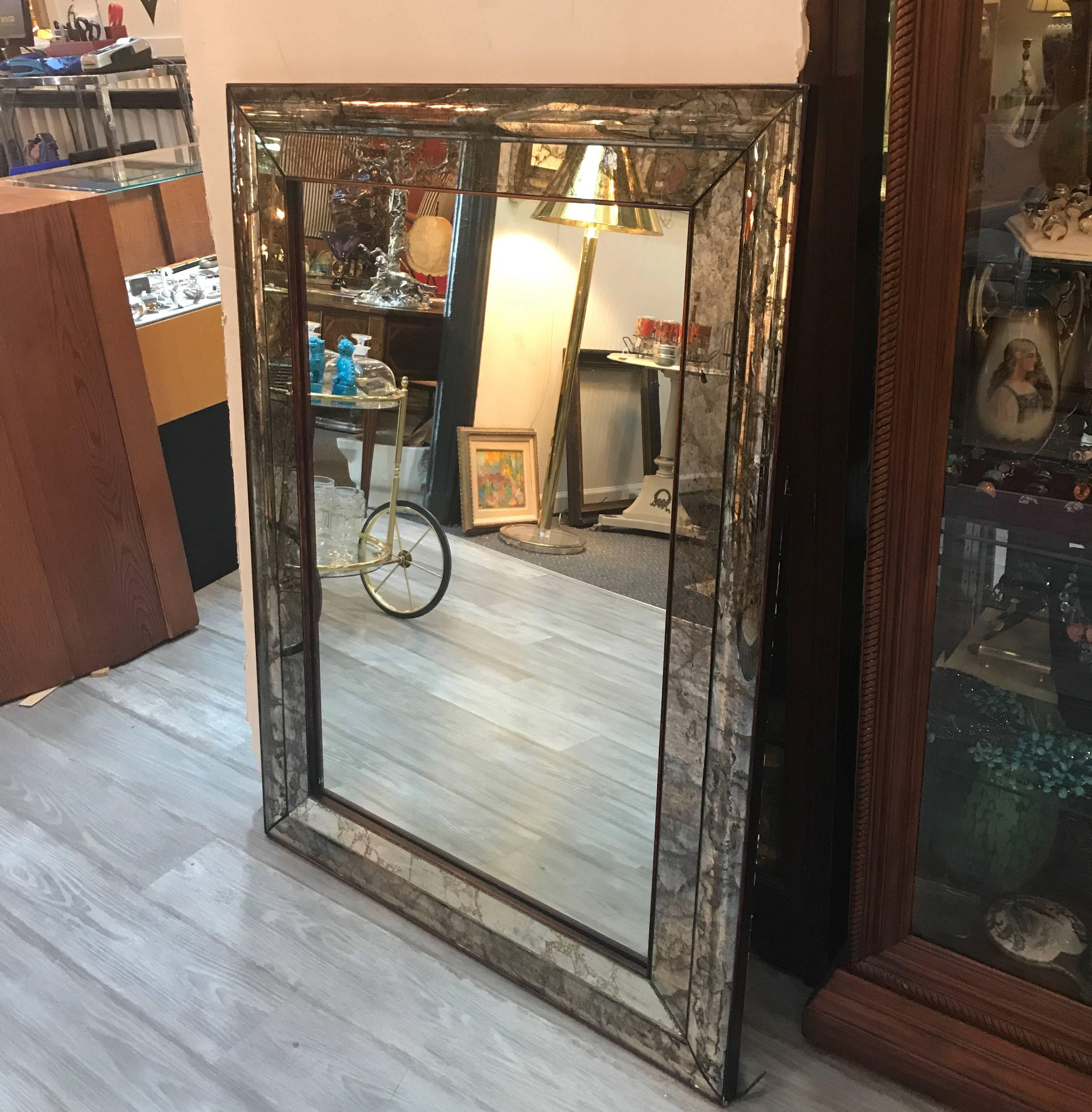 Mid-Century Modern Venetian Style Midcentury Wall Mirror