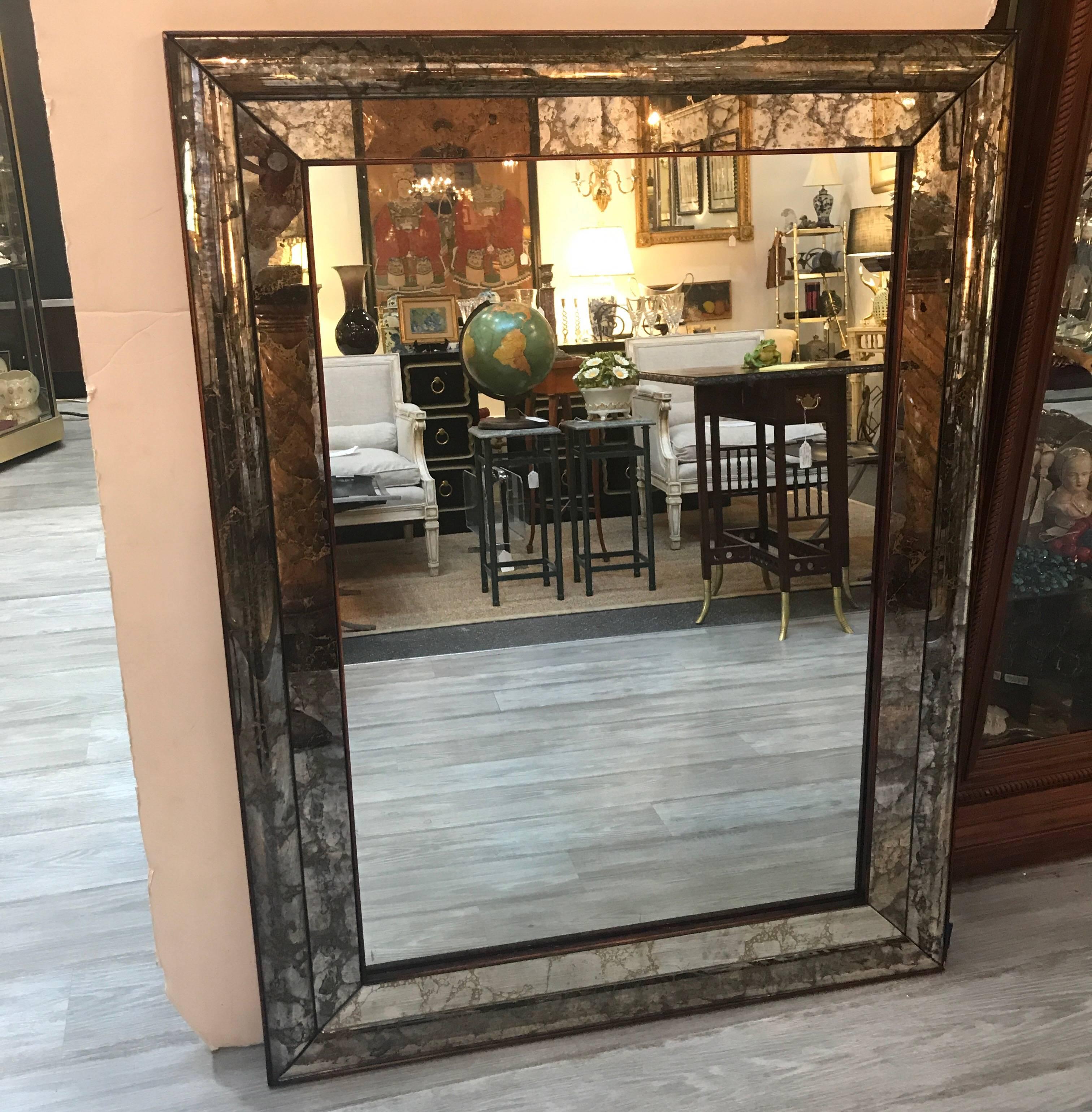 American Venetian Style Midcentury Wall Mirror