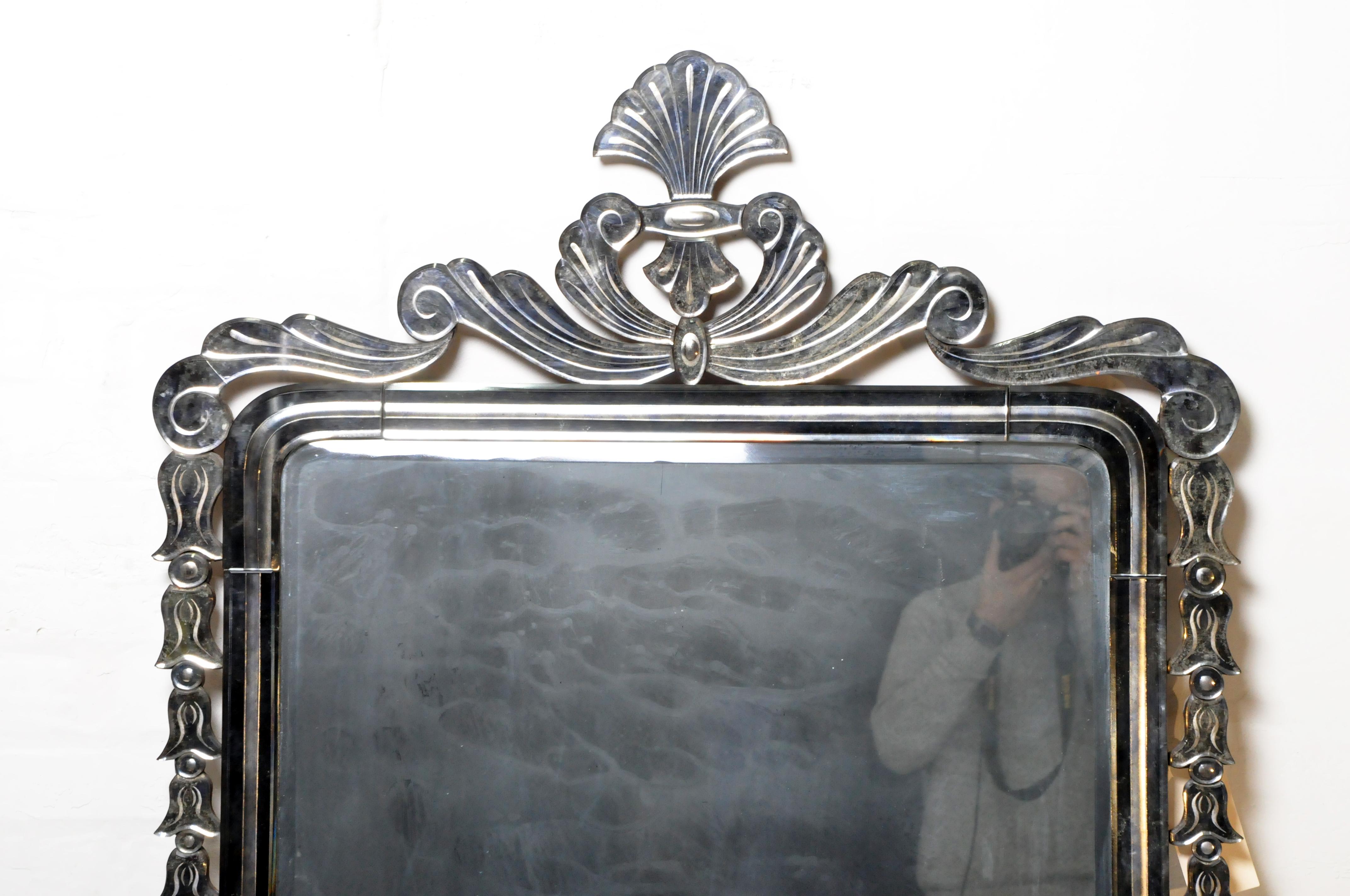 20th Century Venetian Style Mirror