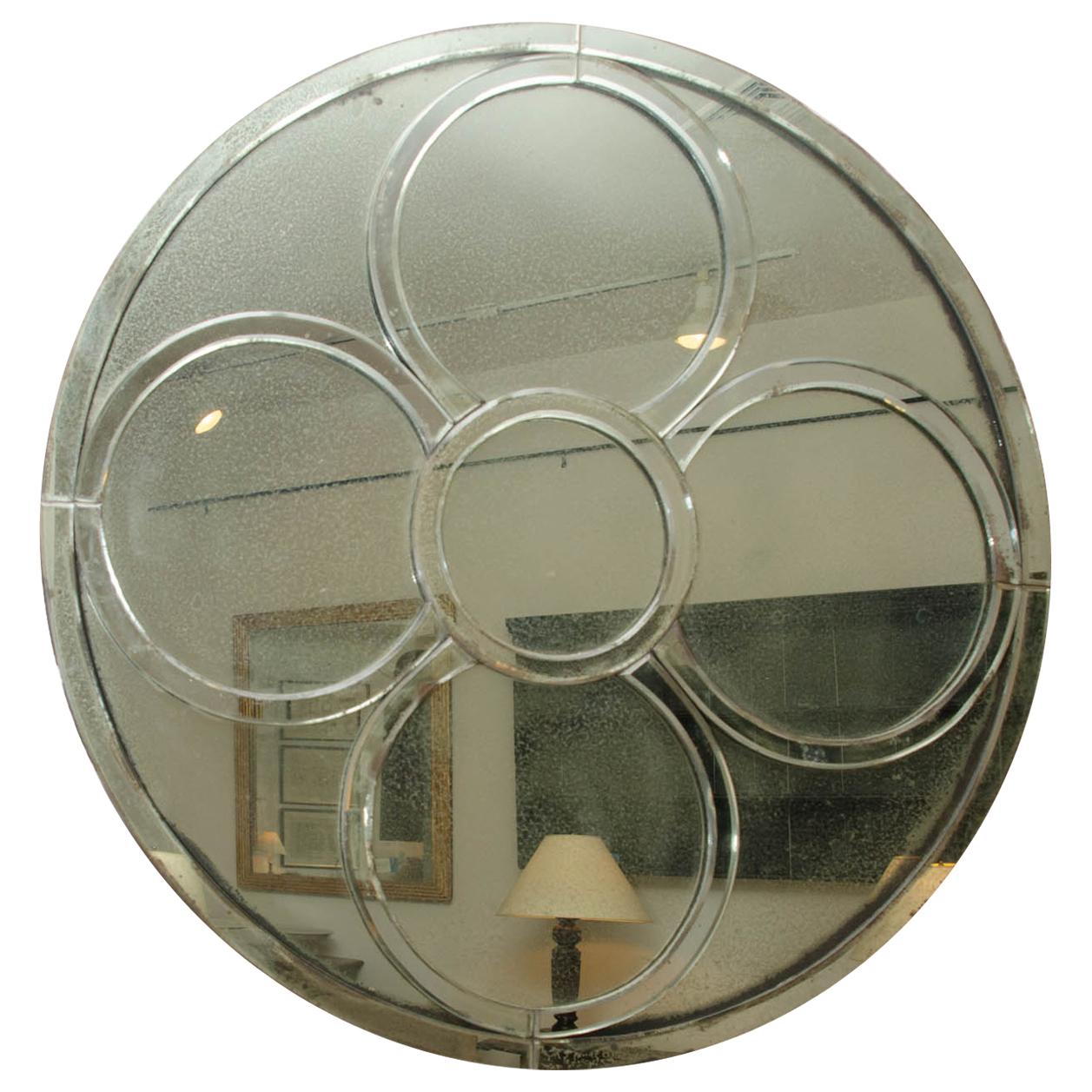 Venetian-Style Mirror, France, circa 1950s For Sale