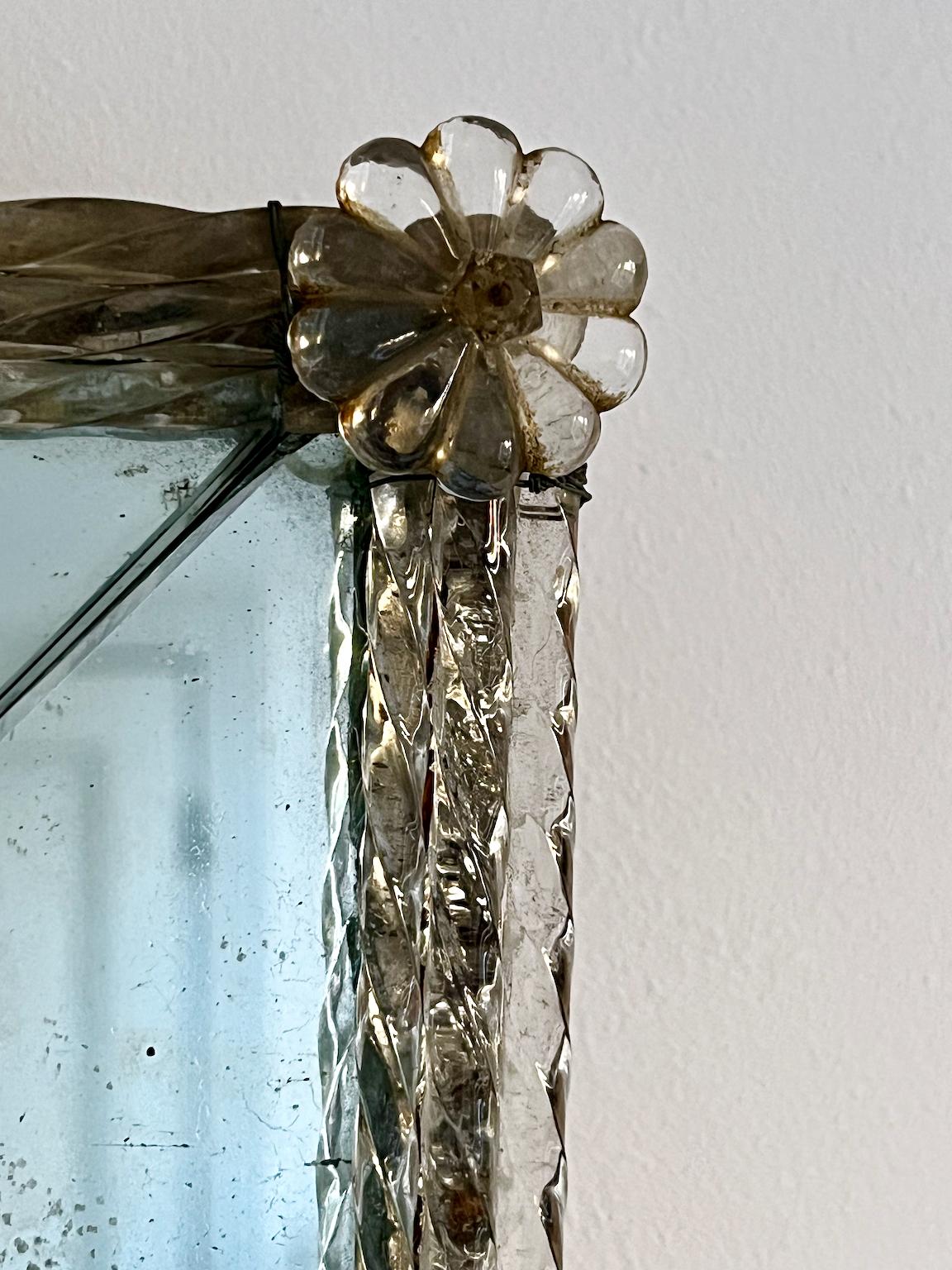 Venetian-Style Mirror with Pale Blue Frame 3
