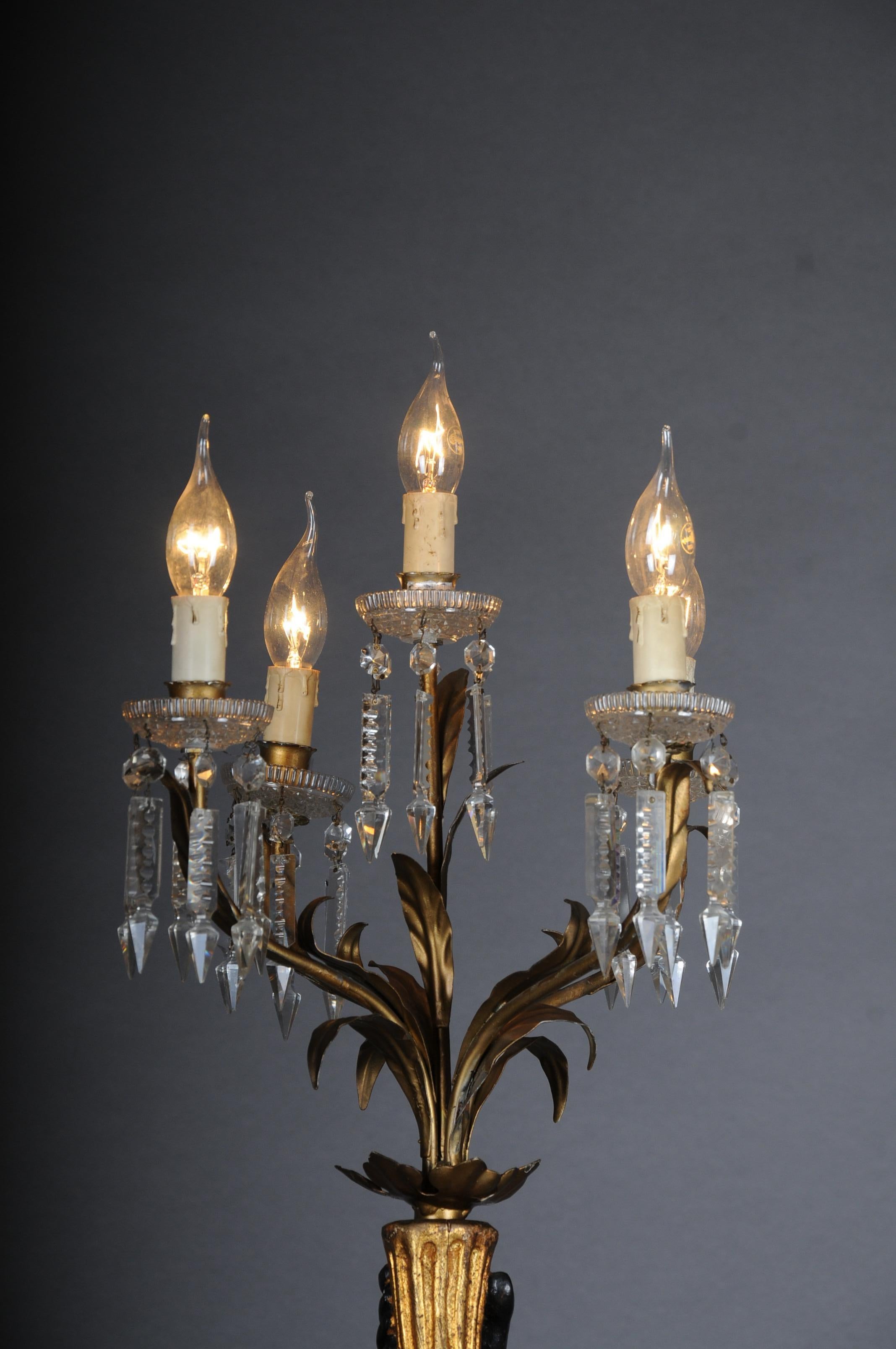 Venetian-Style Moroccan Chandelier with an Oriental Woman For Sale 2