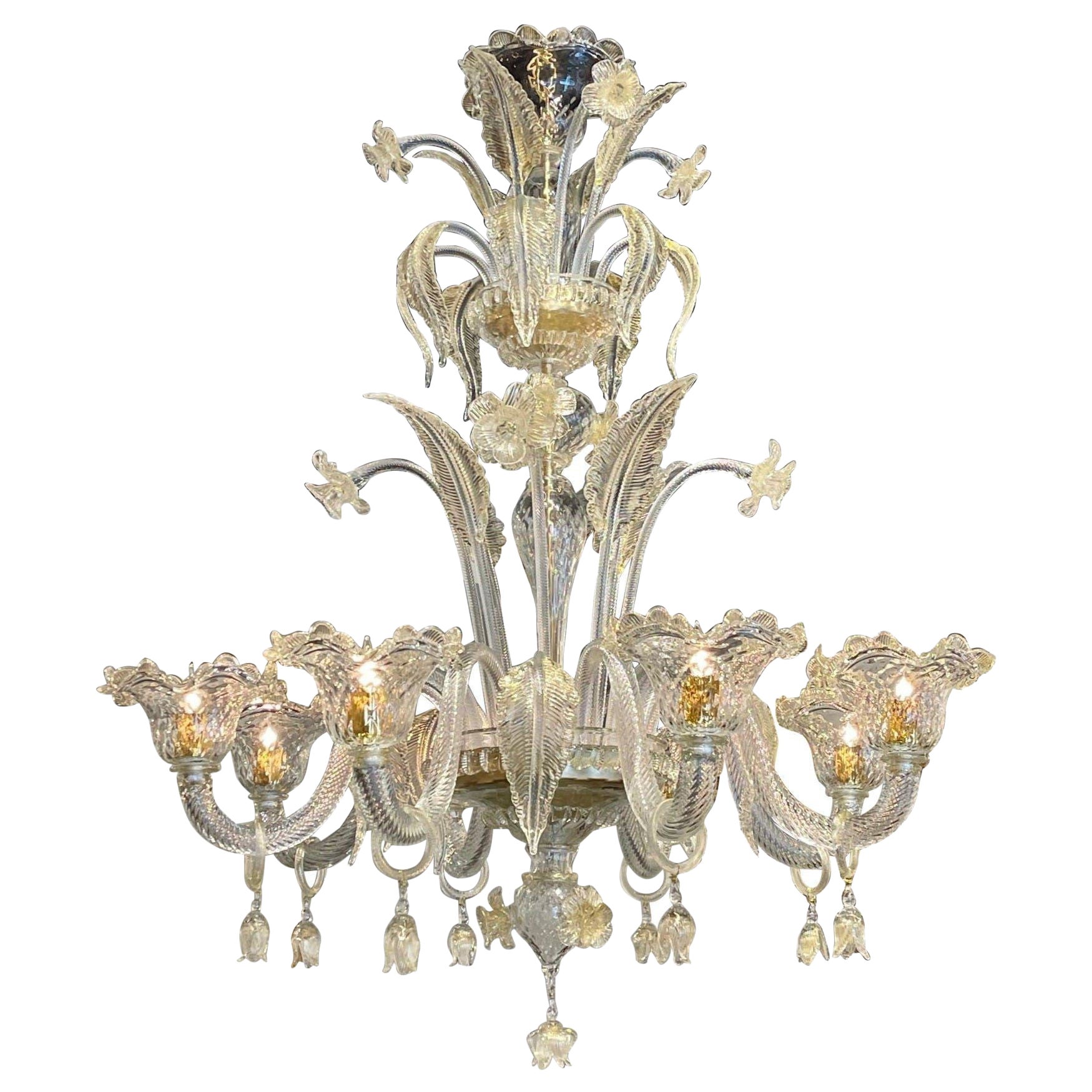 Lámparas de cristal de Murano estilo veneciano en venta