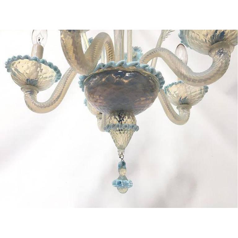 Venetian Style Murano Handblown Art Glass Chandelier 1