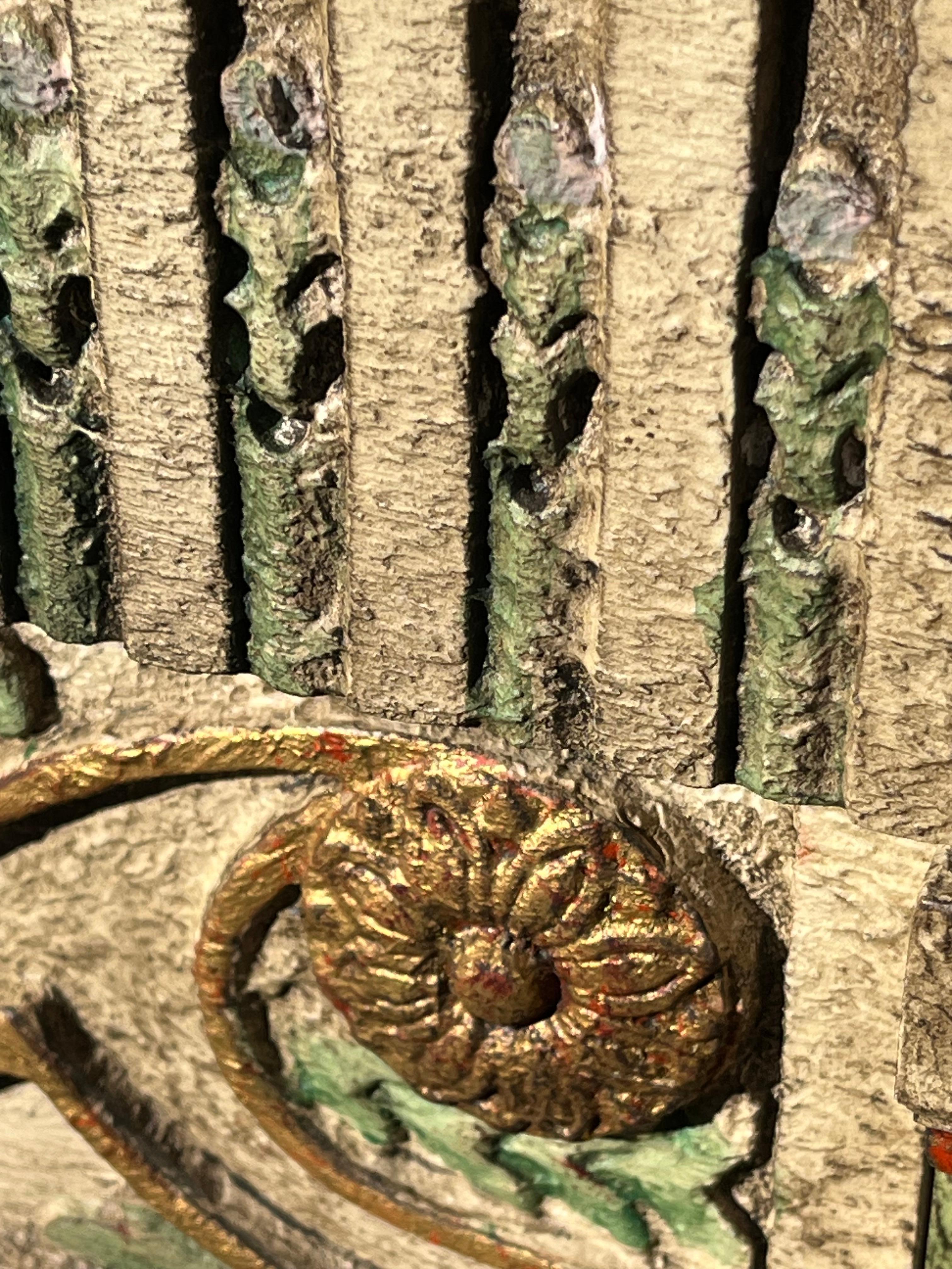 Venetian Style Painted Palm Beach Regency John Widdicomb Chest of Drawers in vendita 3