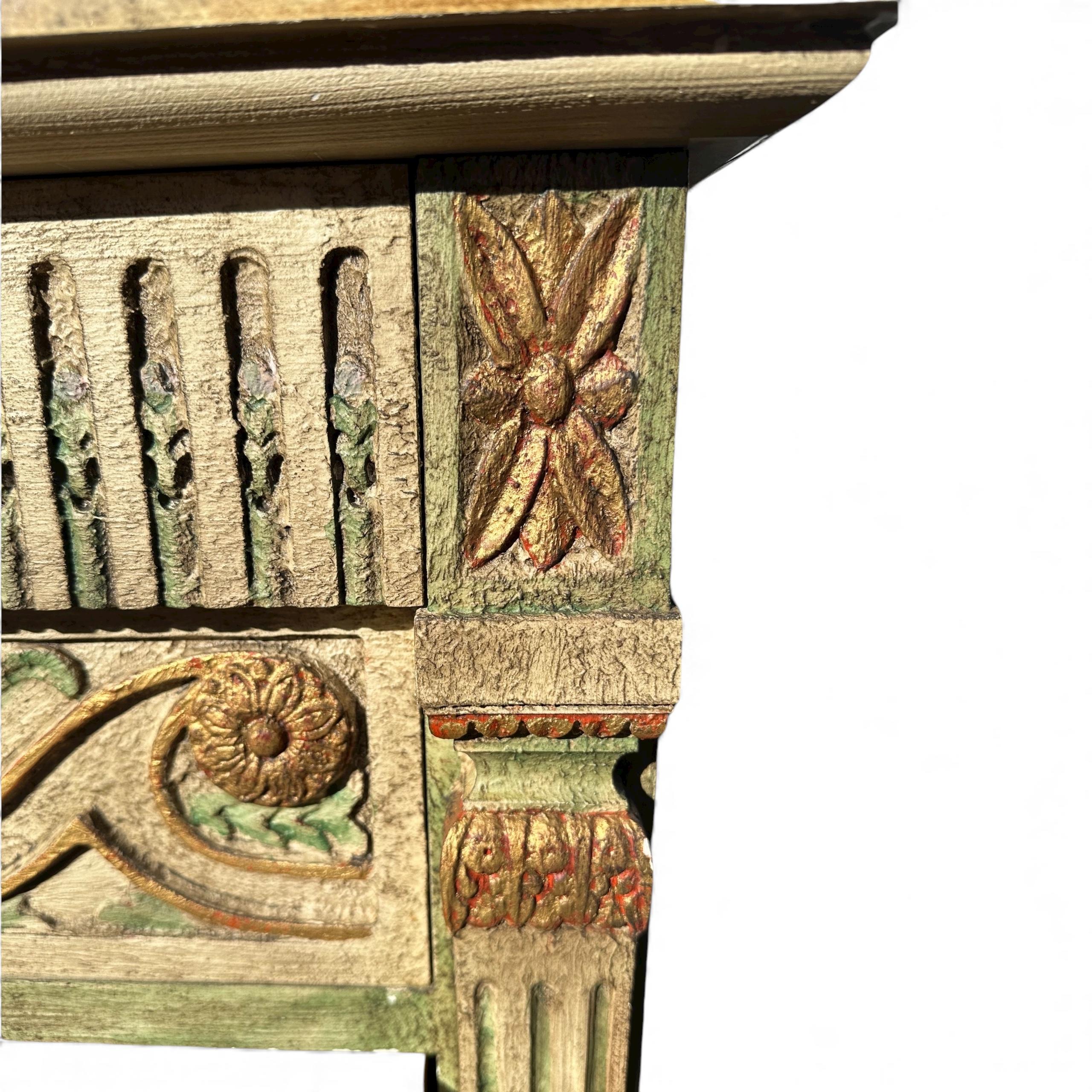 Venetian Style Painted Palm Beach Regency John Widdicomb Chest of Drawers in vendita 6