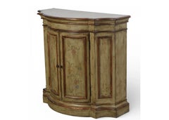 Venetian Style Painted Two Door Sideboard Cabinet