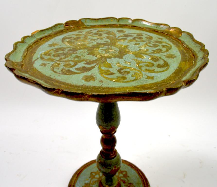 Venetian Style Table Made in Italy In Distressed Condition In New York, NY