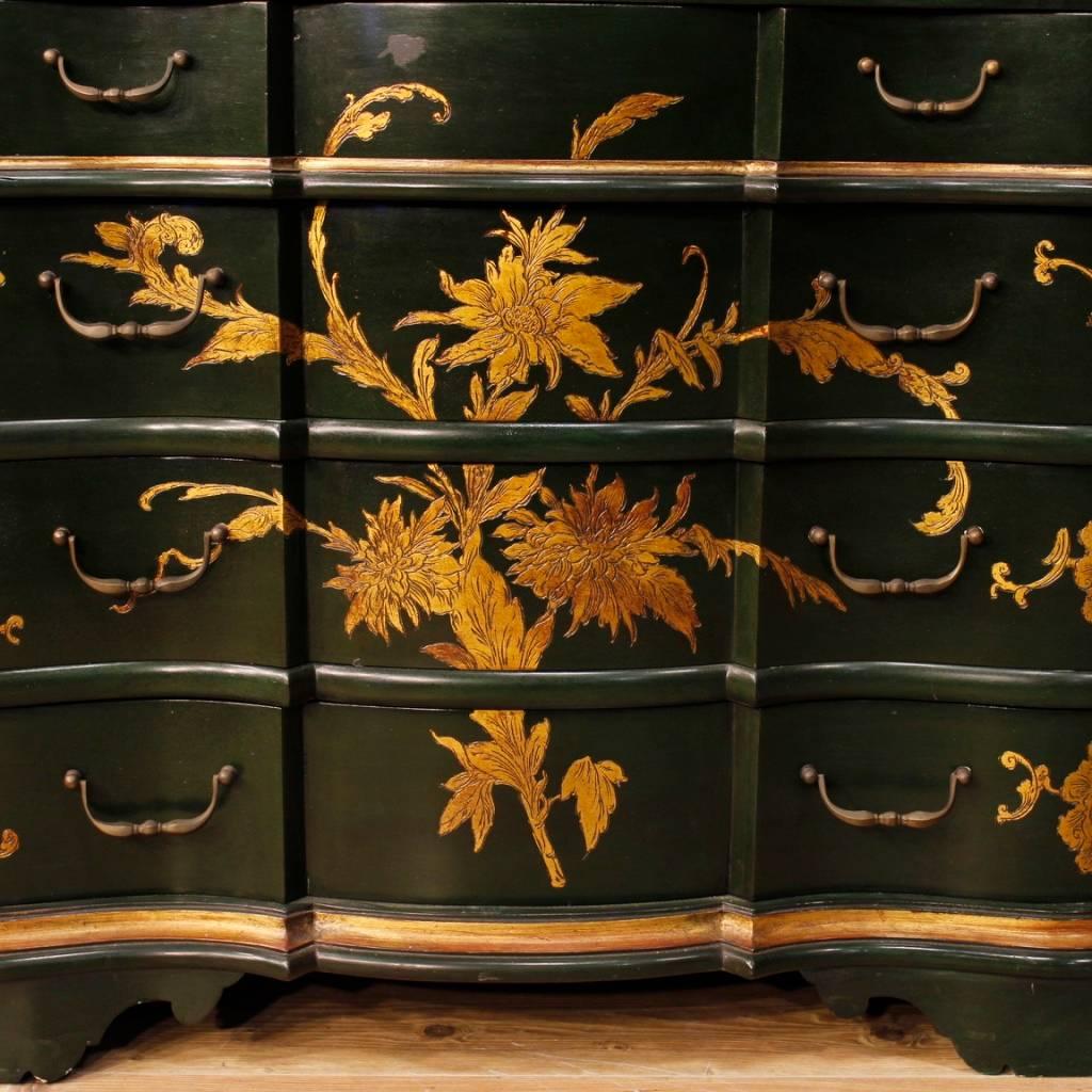 Venetian Trumeau in Lacquered and Gilt Wood from 20th Century 6