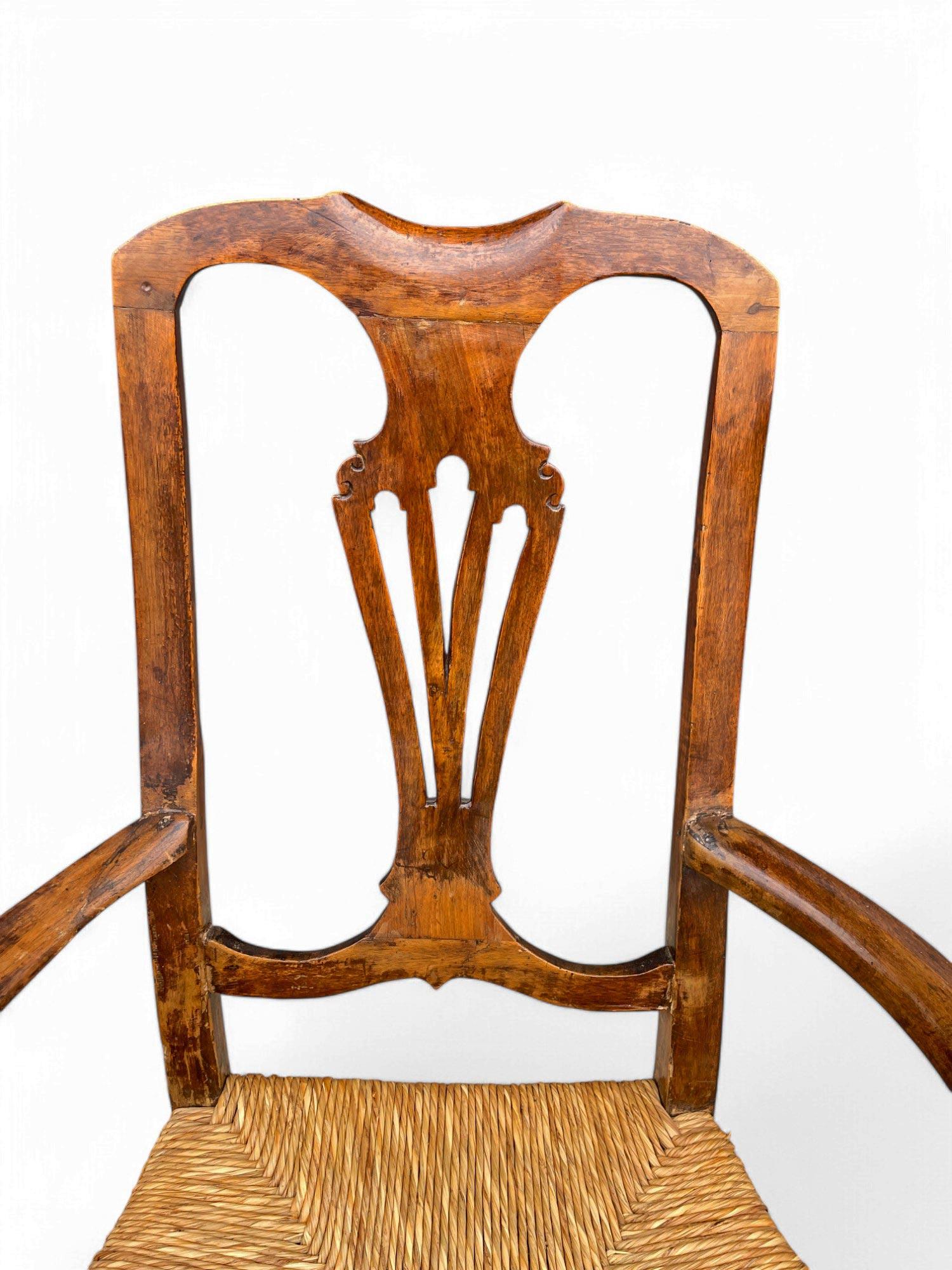 Sillón de nogal veneciano, Luis XV en venta 6