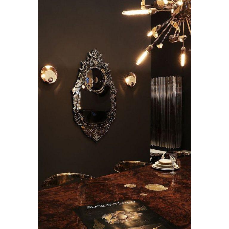 Modern Veneto Mirror with Venitian Technique For Sale