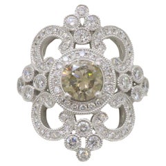 Venetti 1.78CTW Vintage Style Diamond Ring