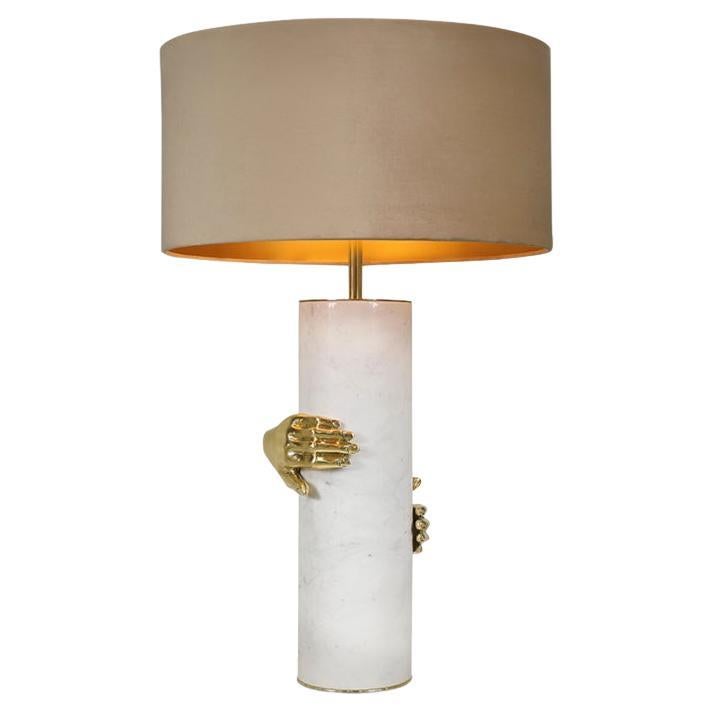 Vengeance Marble Table Lamp For Sale