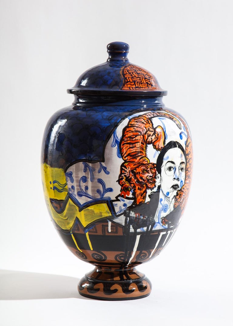 Vengo dal Ghetto AOC Sculpture in Glazed Ceramic by Roberto Lugo For