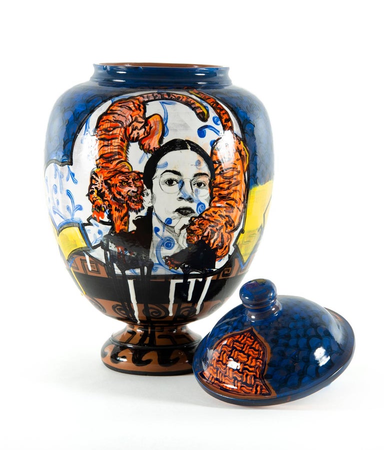 Vengo dal Ghetto AOC Sculpture in Glazed Ceramic by Roberto Lugo For