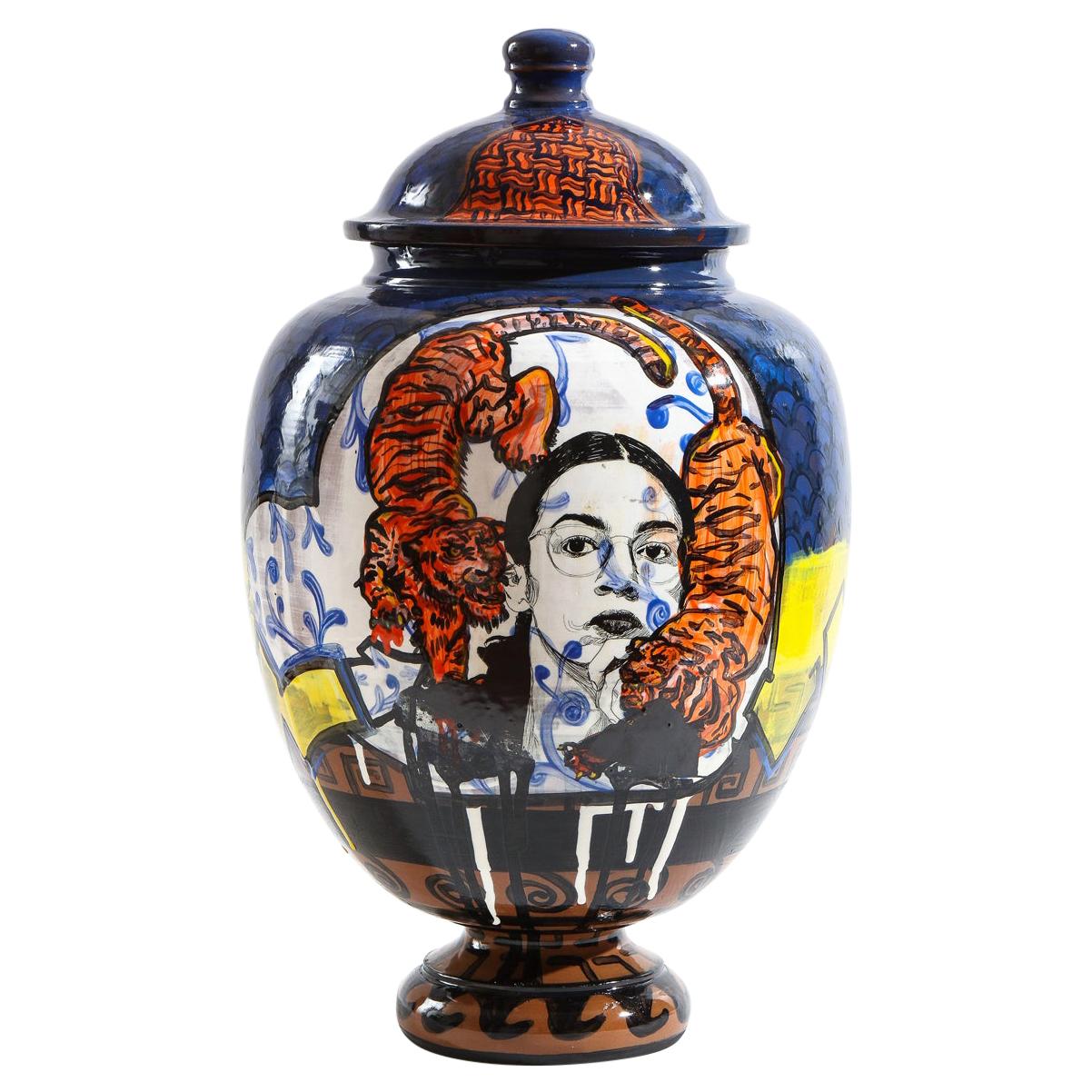 Vengo dal Ghetto AOC Sculpture in Glazed Ceramic by Roberto Lugo For