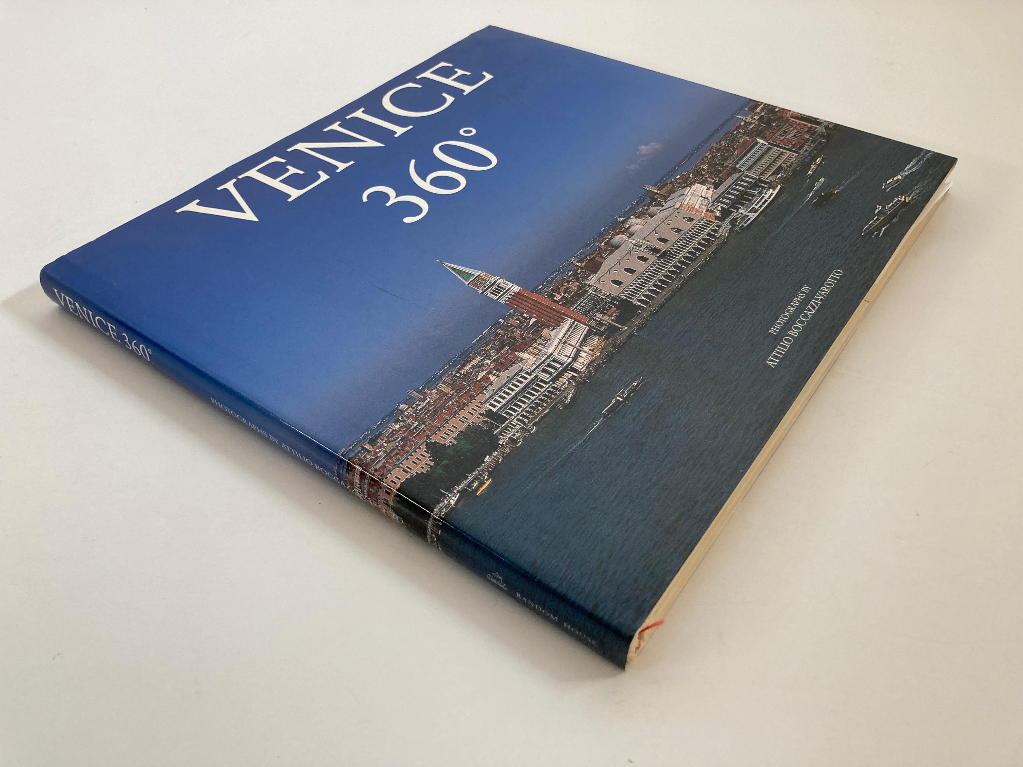 VENICE 360 Degrees, Boccazzi-Varotto, Attilio Hardcover Book In Good Condition In North Hollywood, CA