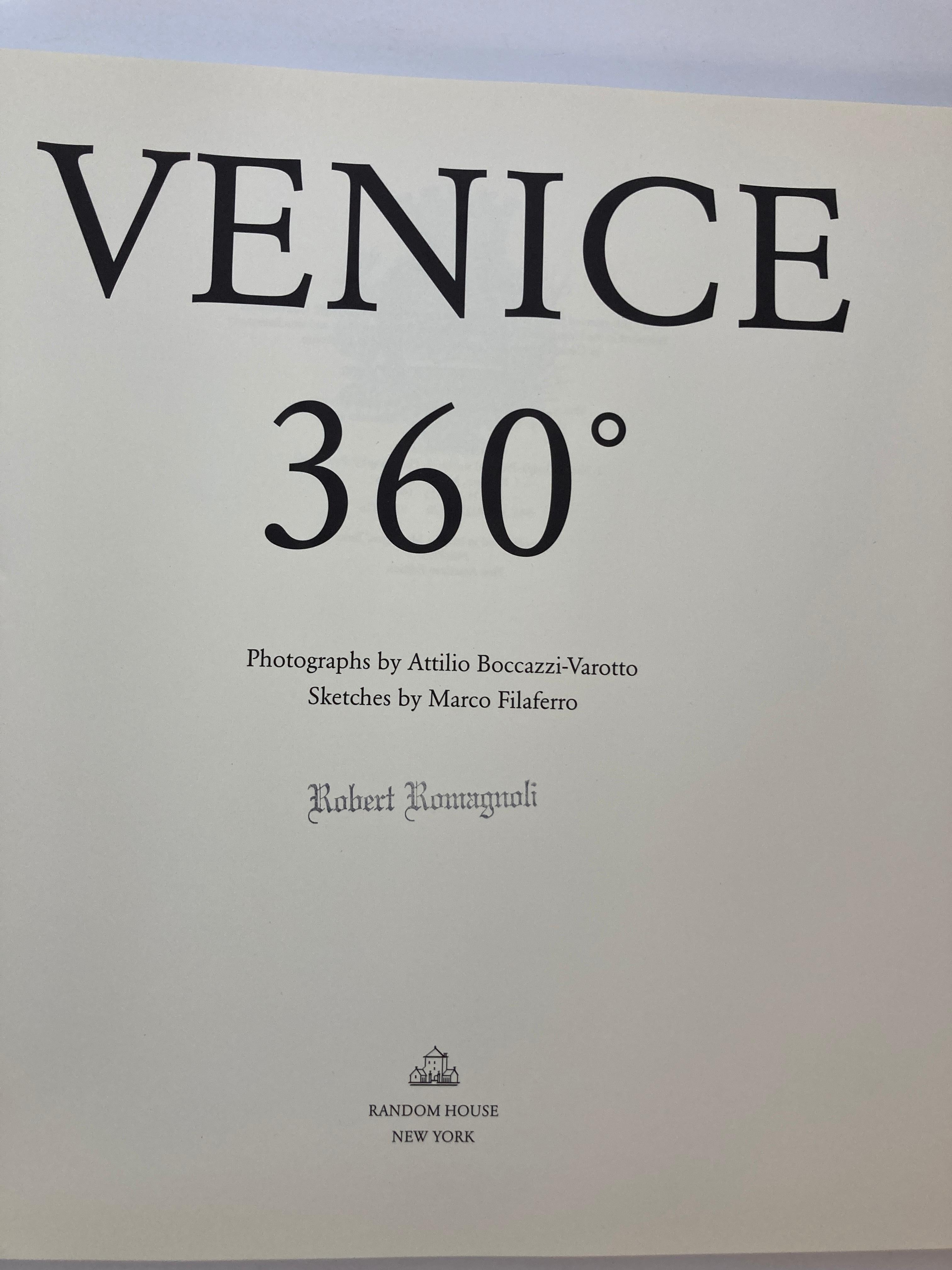 VENICE 360 Degrees, Boccazzi-Varotto, Attilio Hardcover Book 1