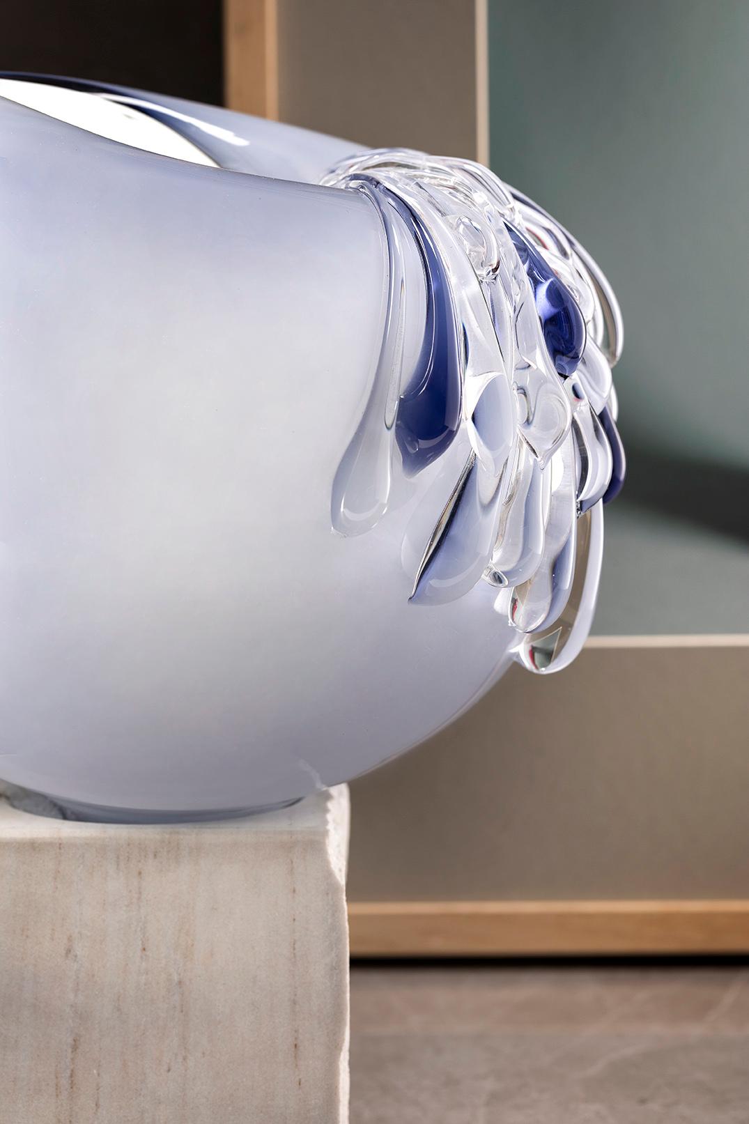 Post-Modern Venice Ballooning Murano Glass Decorative Lamp by Aina Kari For Sale